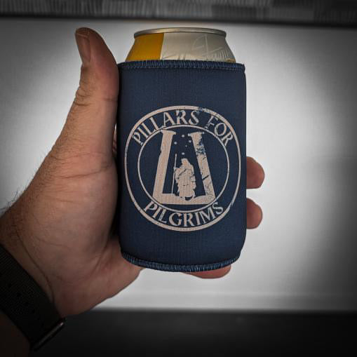 Pillars for Pilgrims stubby cooler