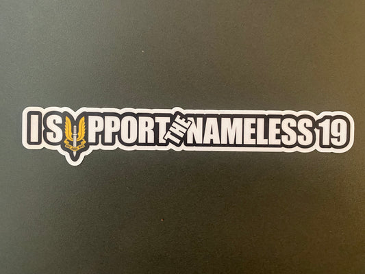 I Support The Nameless 19 "White"